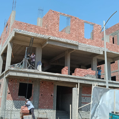 تقدم أعمال المباني بالقطعة 461  وجارى الانتهاء من باقي الاعمال